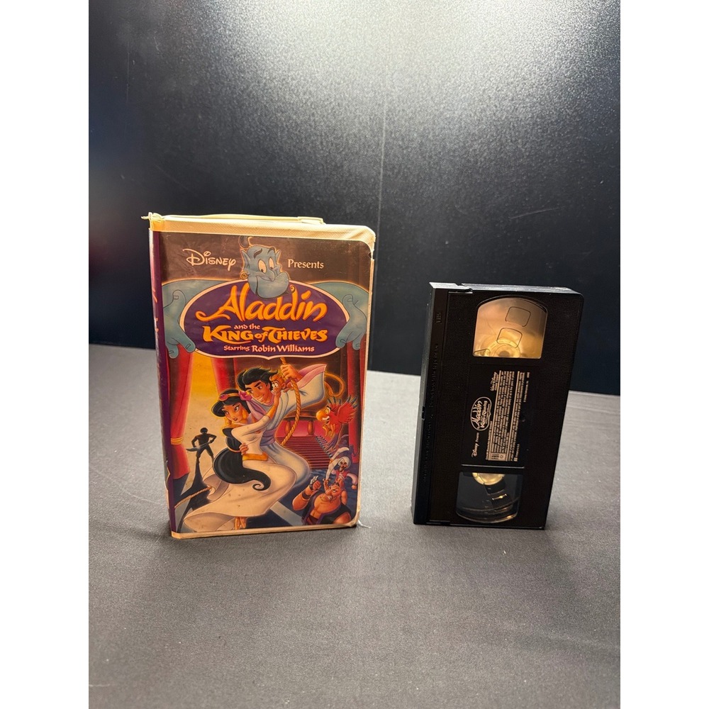 Disney Aladdin and the King of Thieves VHS Robin Williams Tested